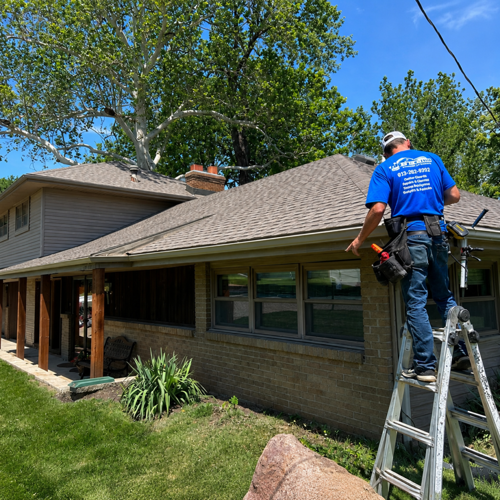 Paint or replace old gutter