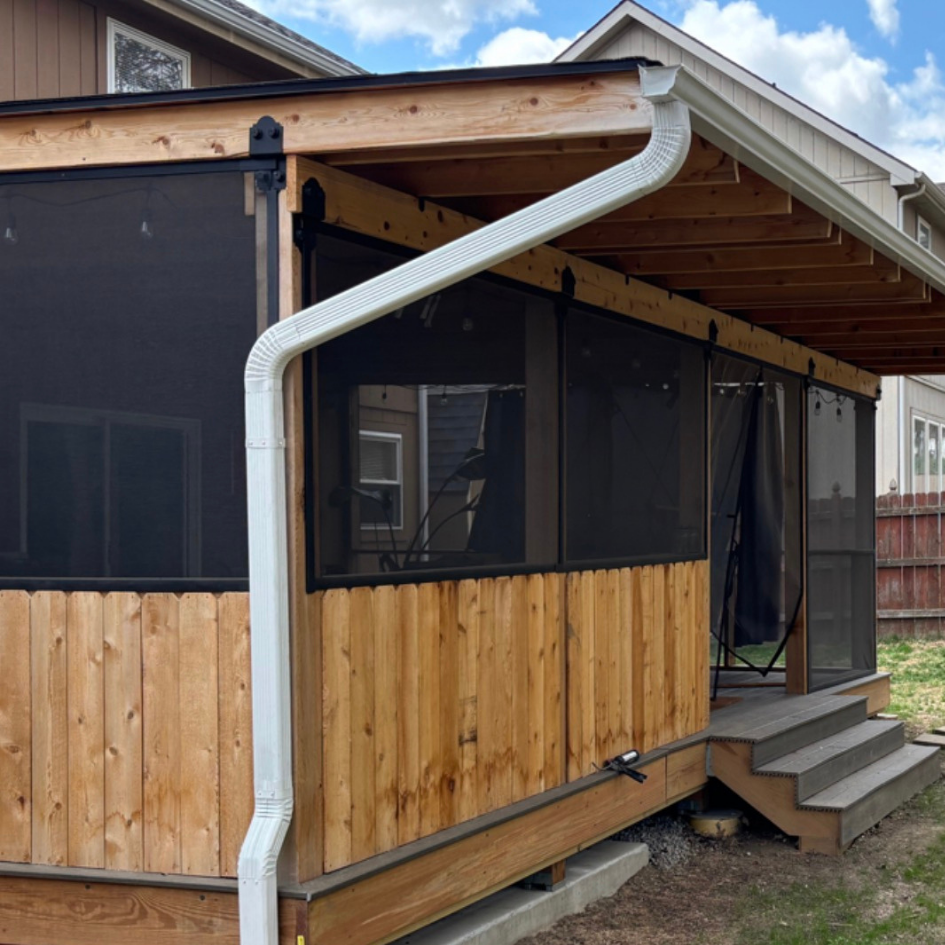 Rerouting a downspout