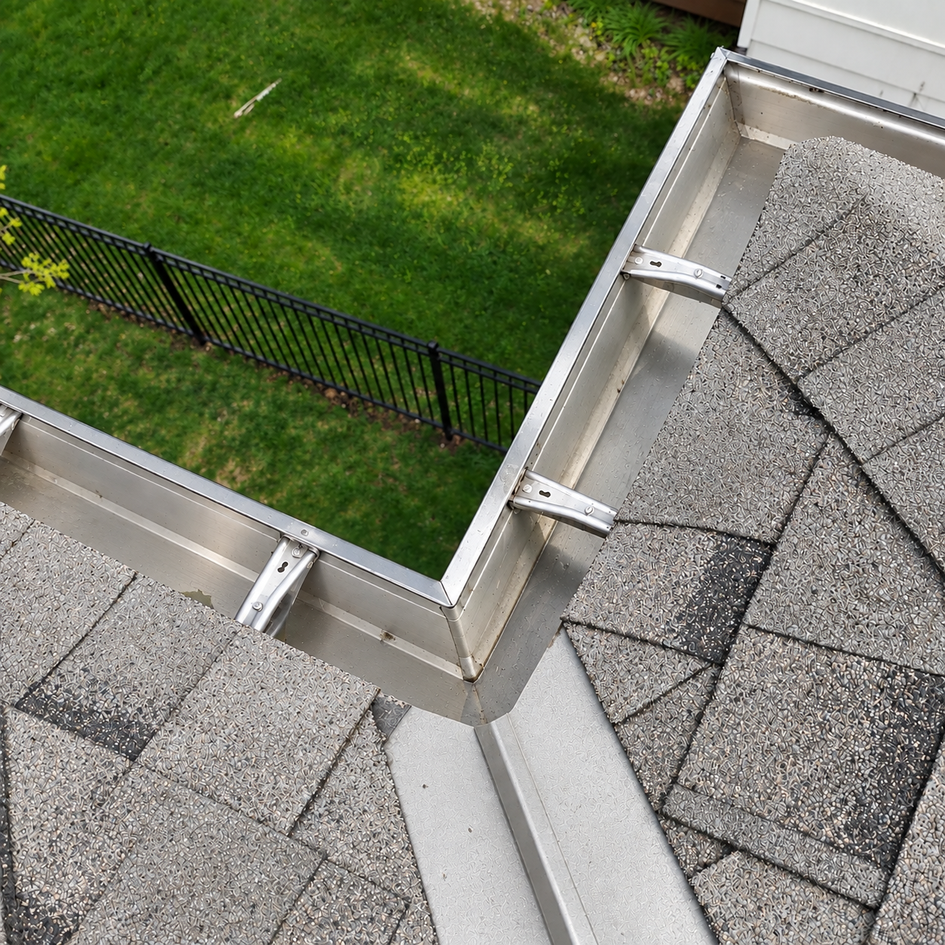 Aluminum gutter